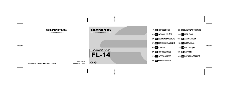 Olympus FL-14 User Manual | 162 pages