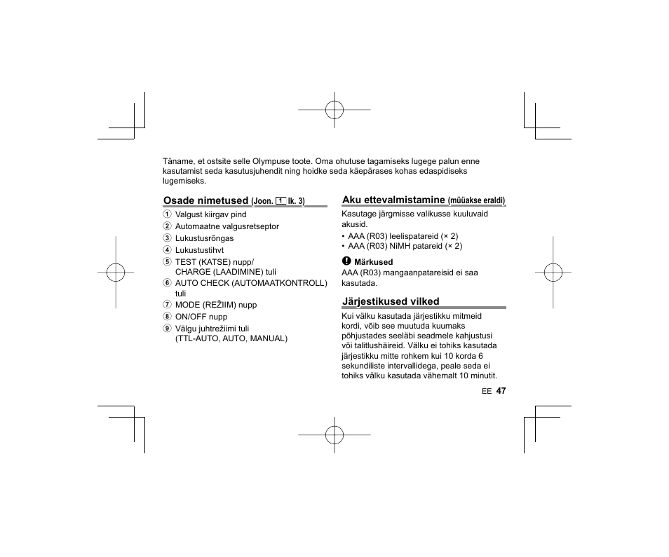 Olympus FL-14 User Manual | Page 45 / 162