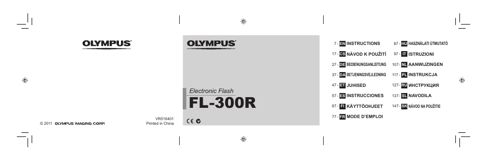 Olympus FL-300R User Manual | 162 pages