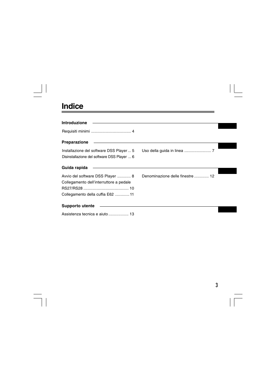 Indice | Olympus AS-5000 User Manual | Page 55 / 81