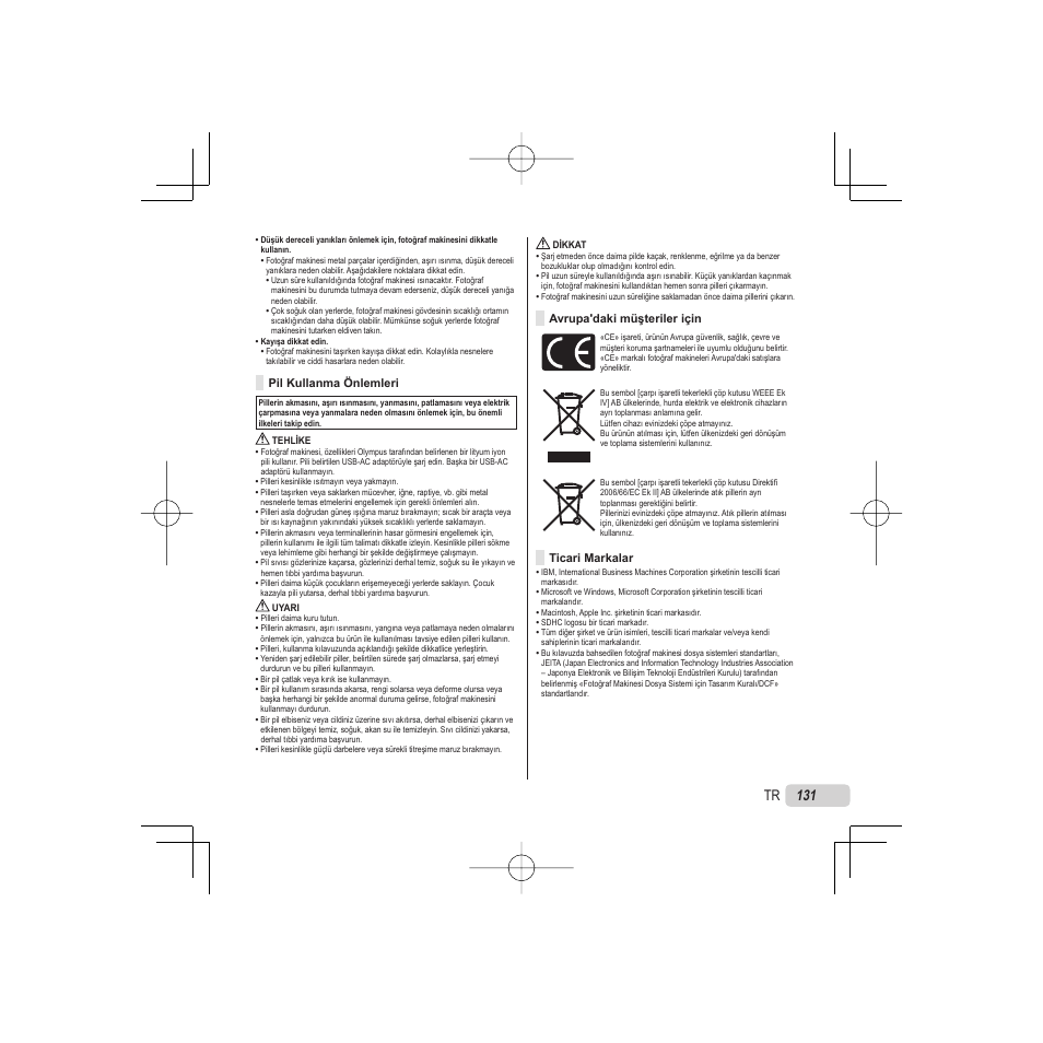 131 tr | Olympus VR-325 User Manual | Page 131 / 148