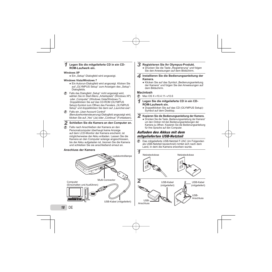 Olympus VR-325 User Manual | Page 18 / 148
