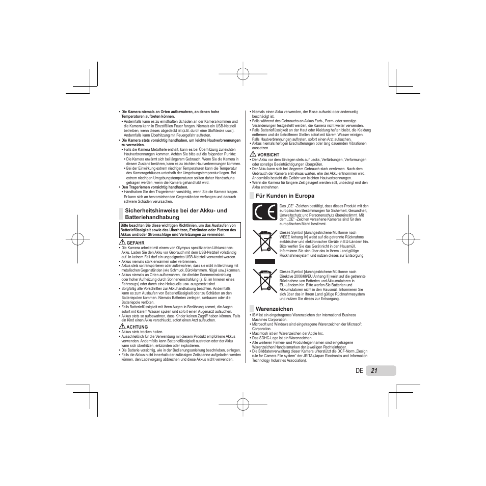 21 de | Olympus VR-325 User Manual | Page 21 / 148