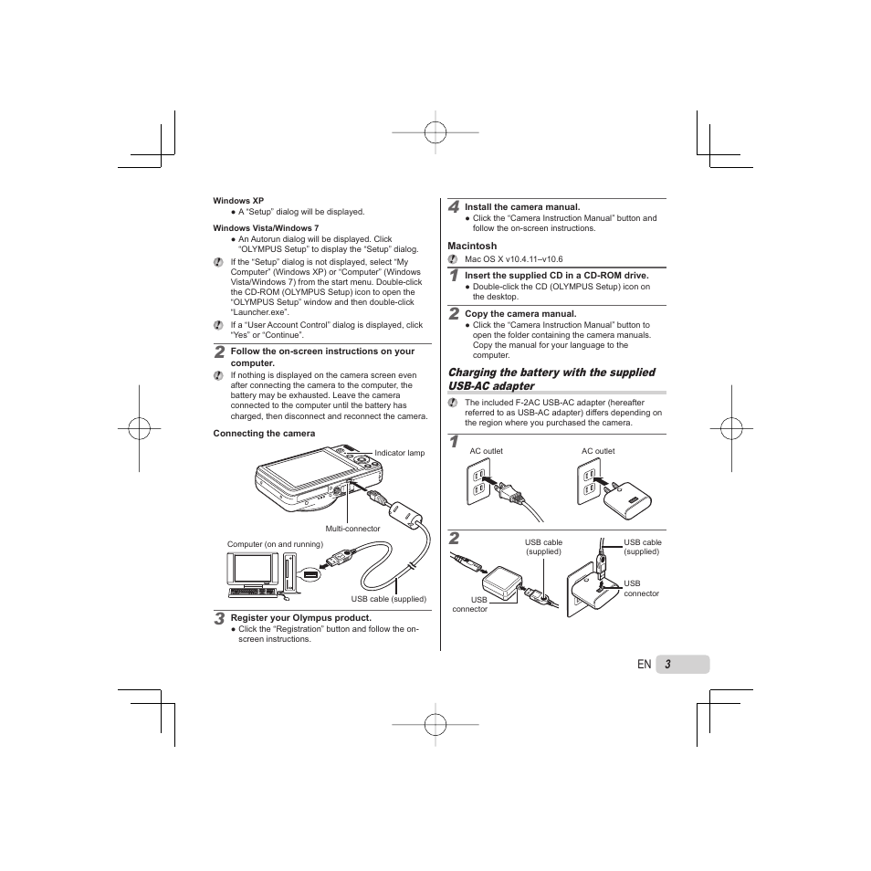 Olympus VR-325 User Manual | Page 3 / 148
