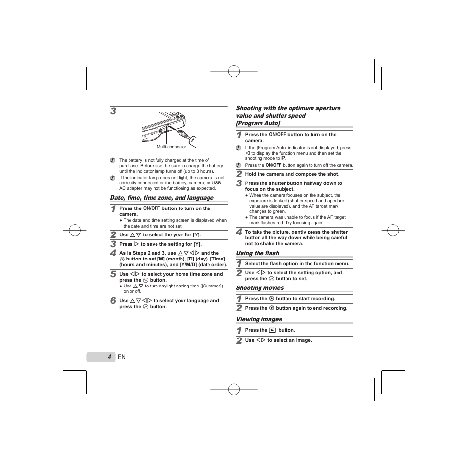 Olympus VR-325 User Manual | Page 4 / 148