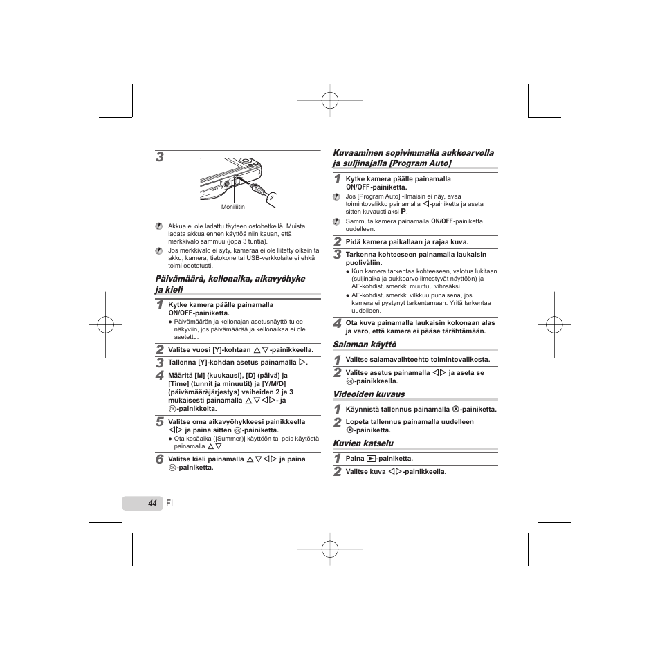 Olympus VR-325 User Manual | Page 44 / 148