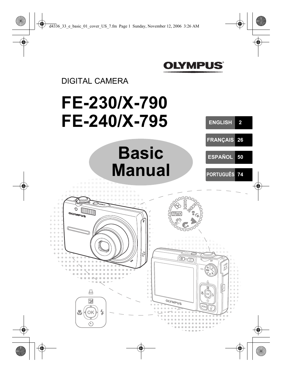 Olympus FE-240 User Manual | 100 pages