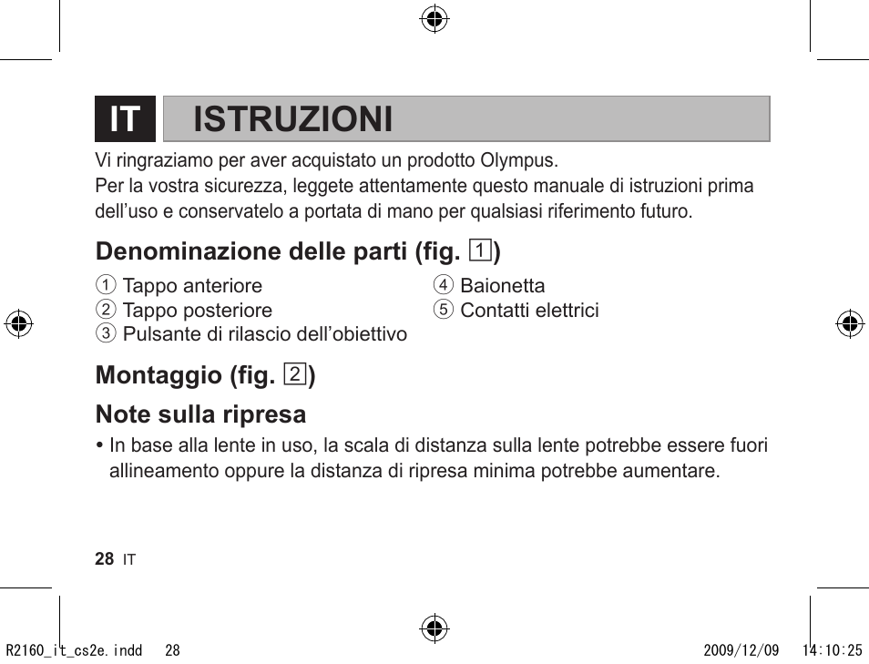 R2160_it_cs2e.pdf, Istruzioni | Olympus MMF-2 User Manual | Page 26 / 66