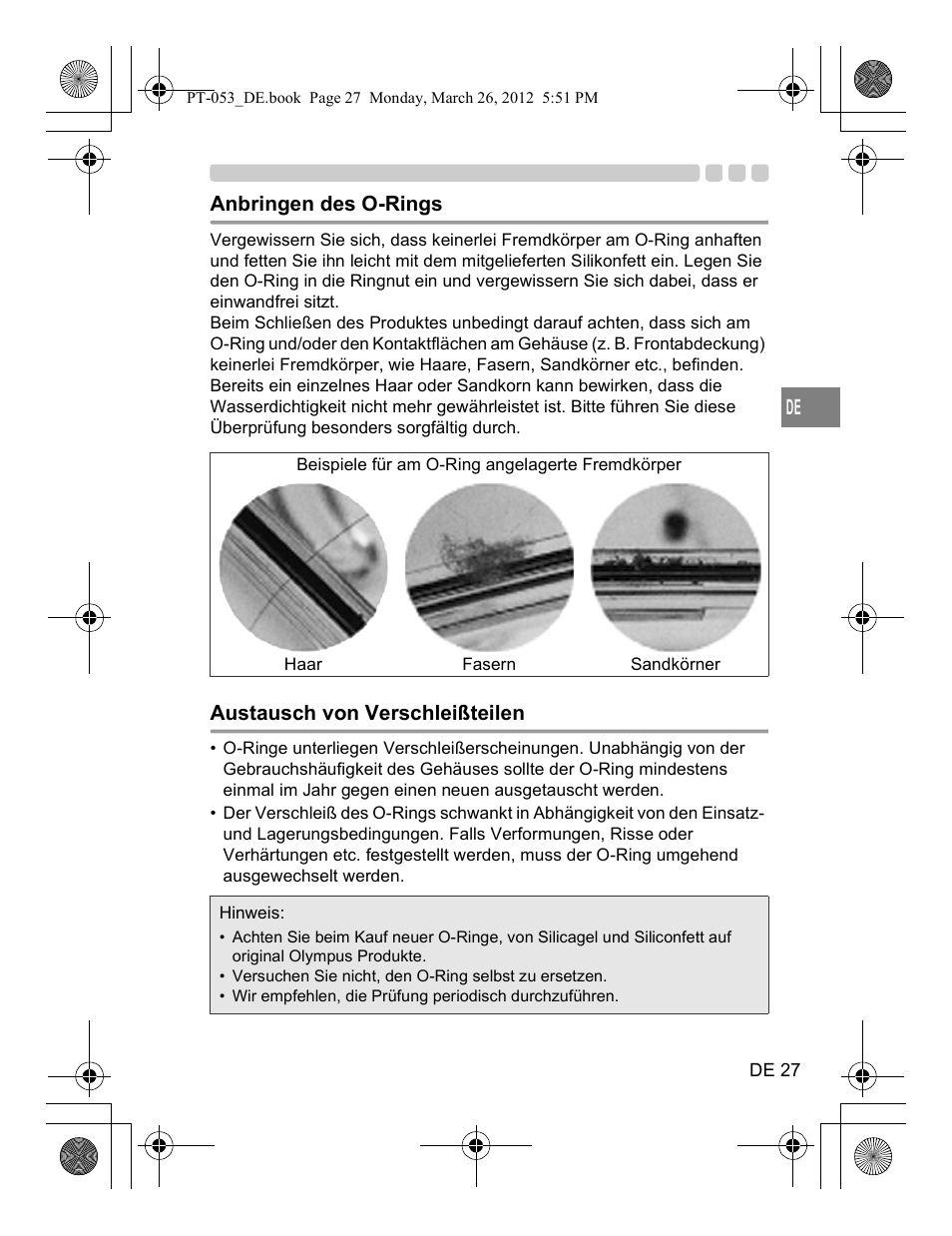 Olympus PT-053 User Manual | Page 117 / 211