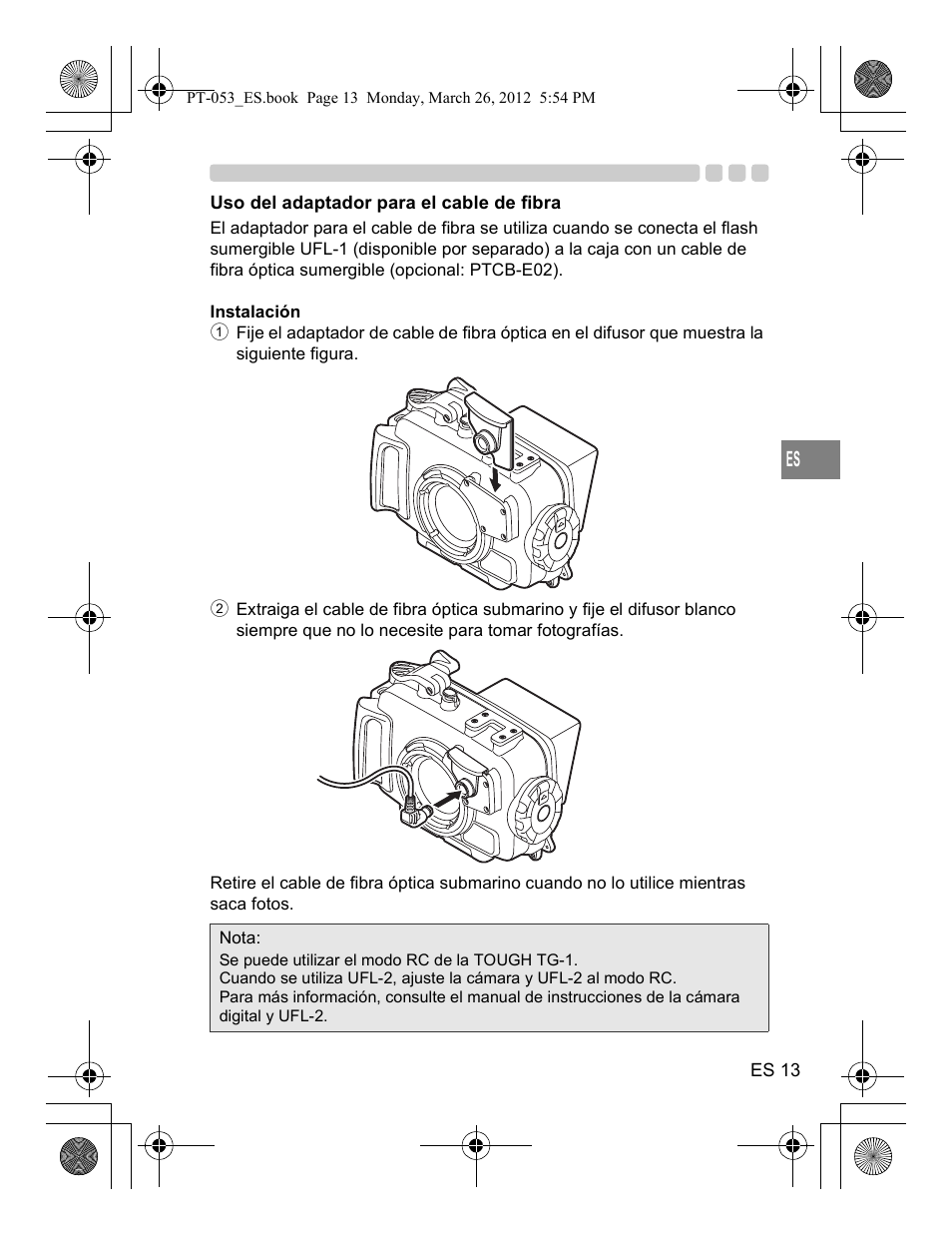 Olympus PT-053 User Manual | Page 133 / 211
