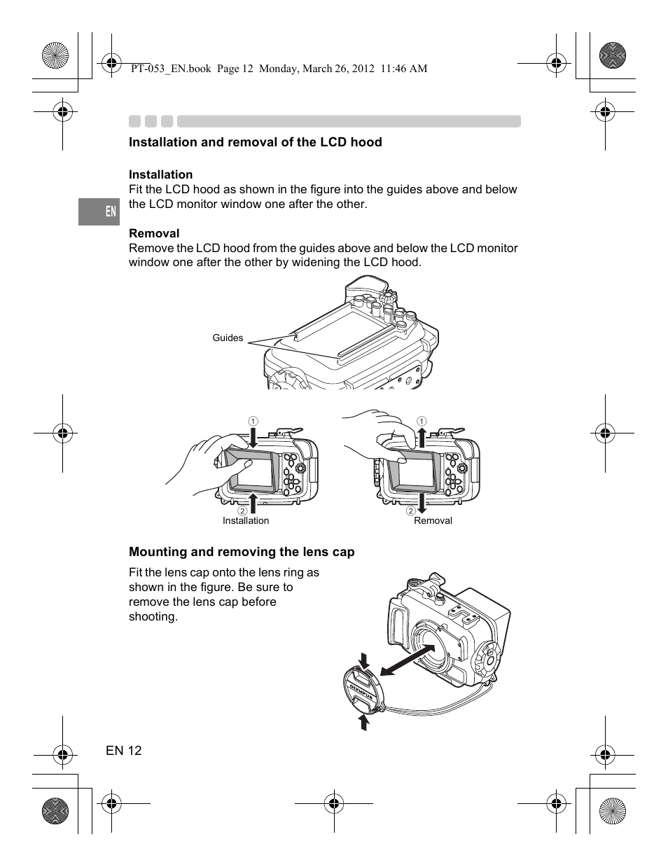 Olympus PT-053 User Manual | Page 42 / 211