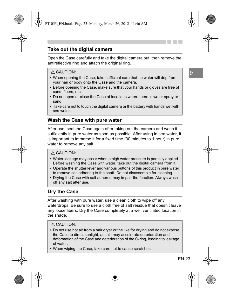 Olympus PT-053 User Manual | Page 53 / 211