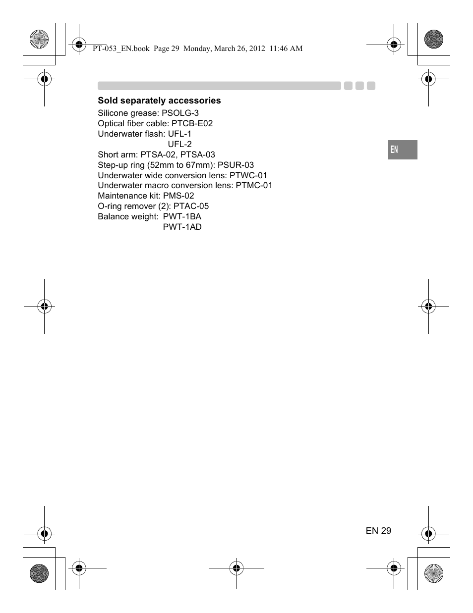 Olympus PT-053 User Manual | Page 59 / 211