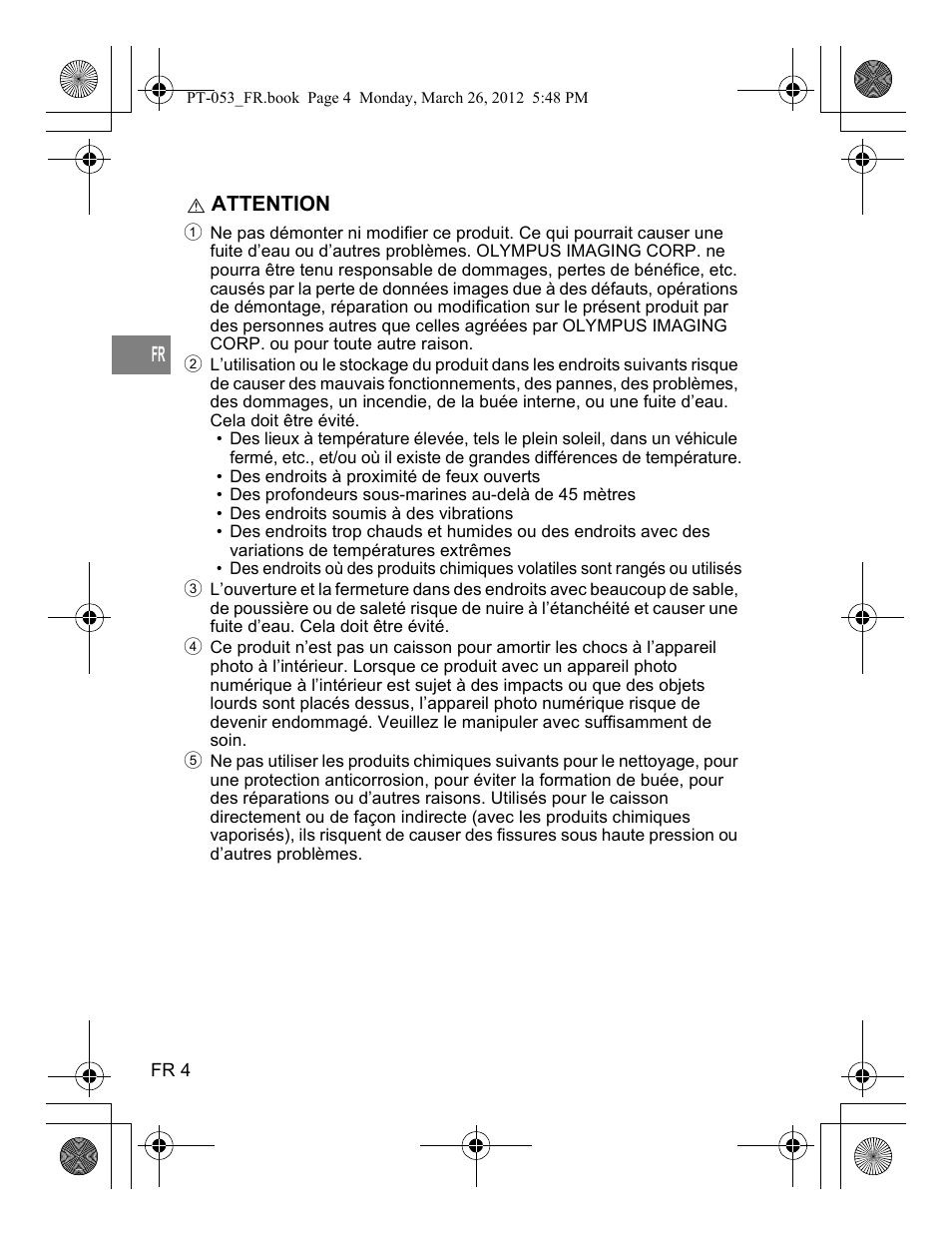 Olympus PT-053 User Manual | Page 64 / 211