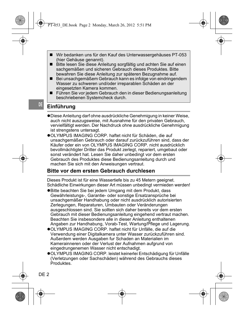 Olympus PT-053 User Manual | Page 92 / 211