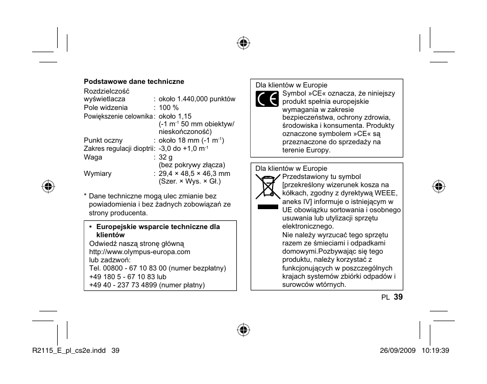 Olympus VF-2 User Manual | Page 37 / 66