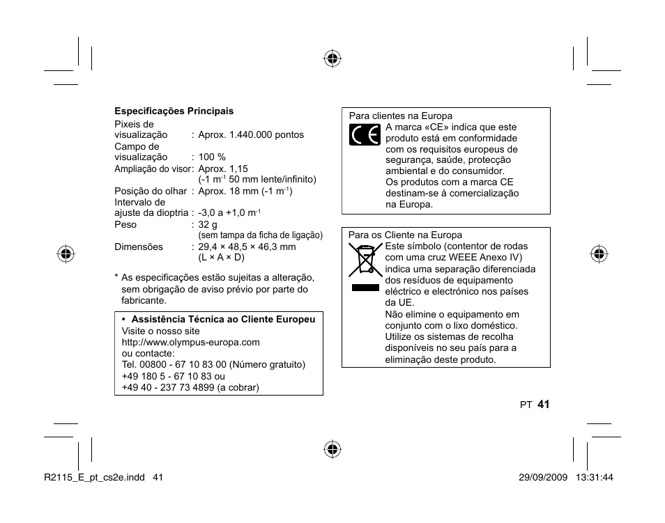 Olympus VF-2 User Manual | Page 39 / 66