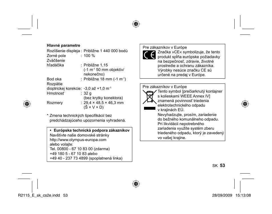 Olympus VF-2 User Manual | Page 51 / 66