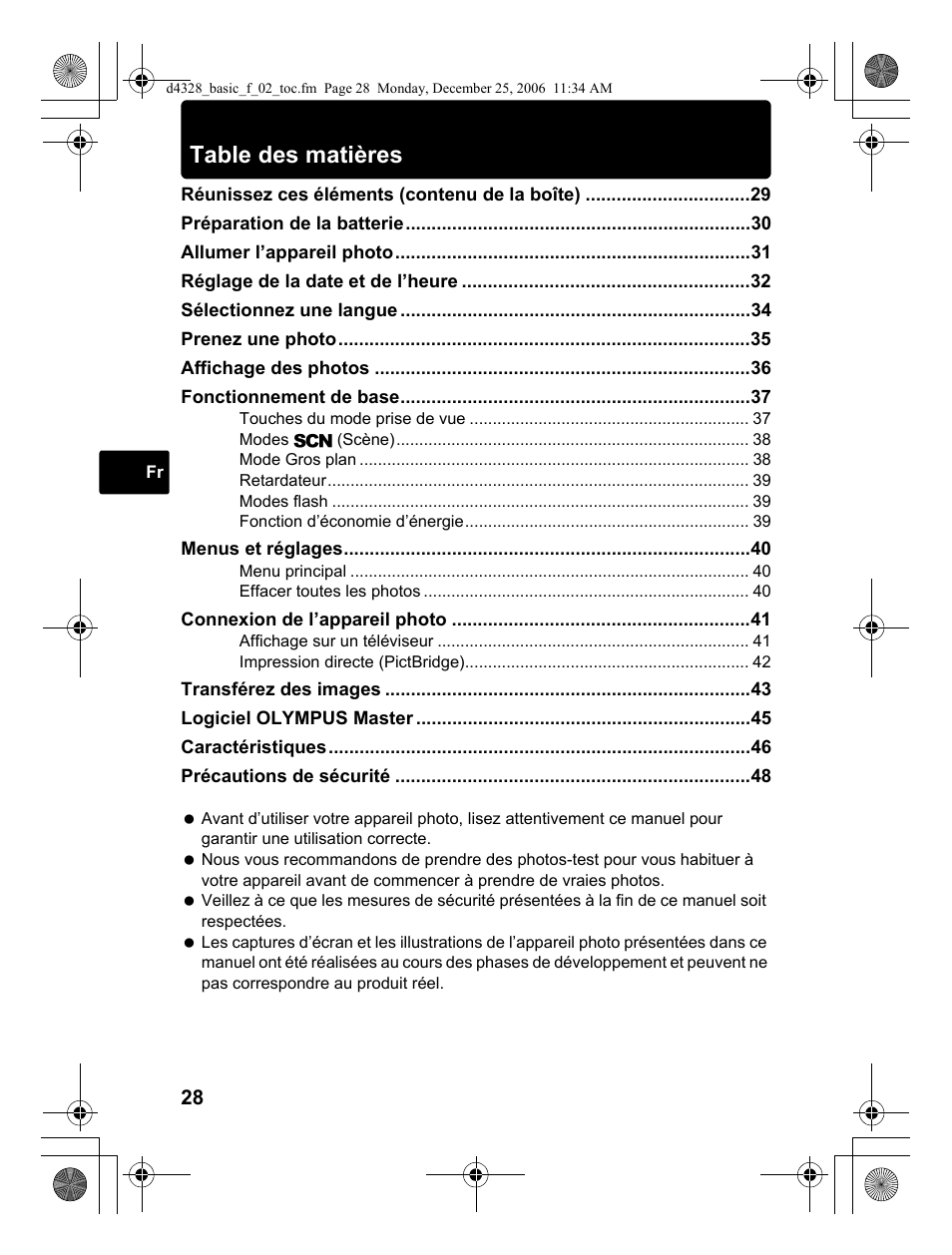 Olympus µ 760 User Manual | Page 28 / 132