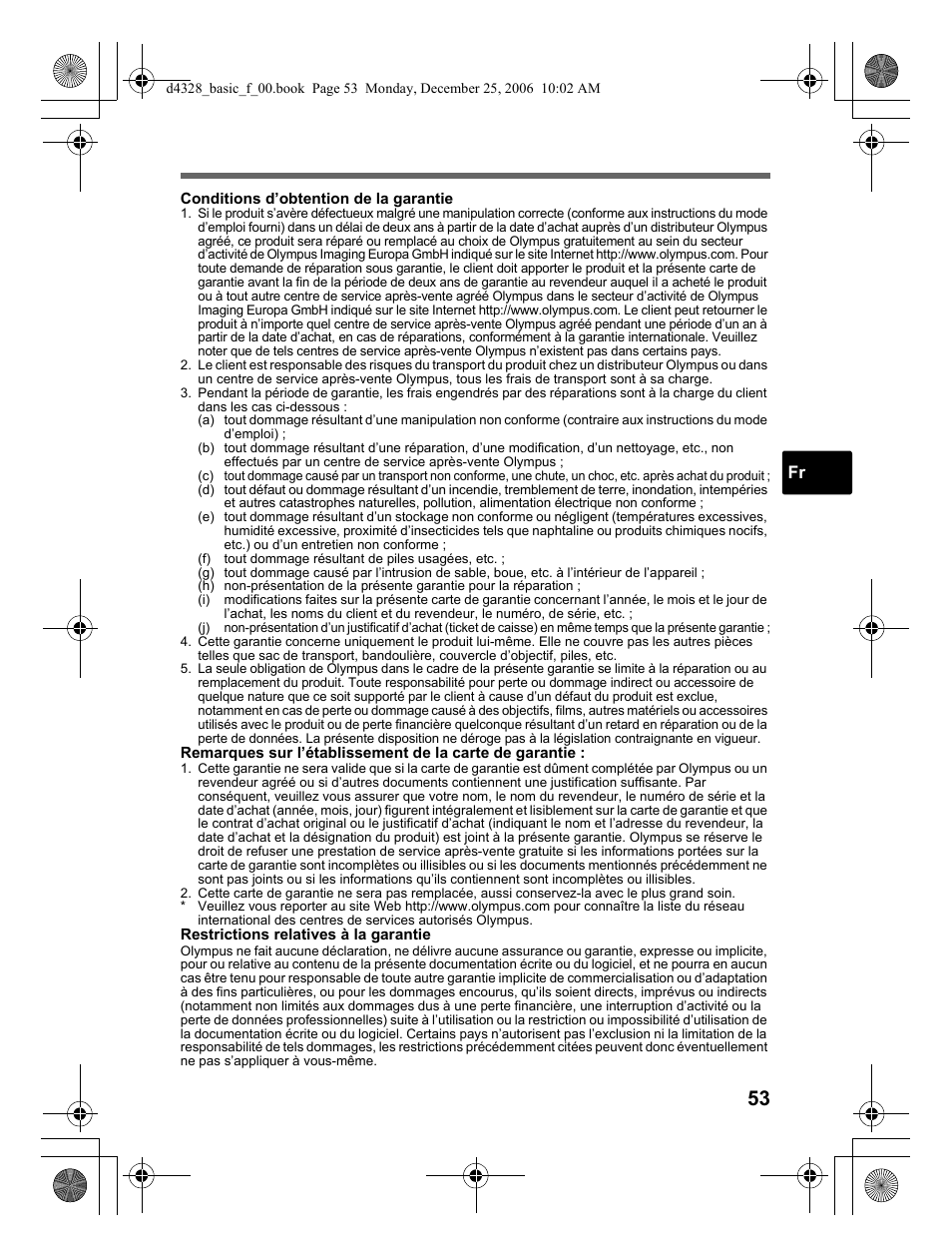 Olympus µ 760 User Manual | Page 53 / 132