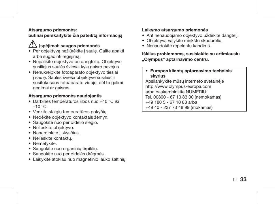 Olympus ZUIKO DIGITAL 1.4x Telekonverter EC-14 User Manual | Page 31 / 58