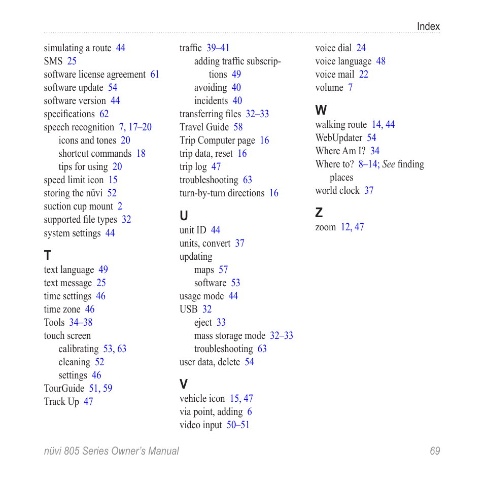 Garmin nuvi 885T User Manual | Page 75 / 76