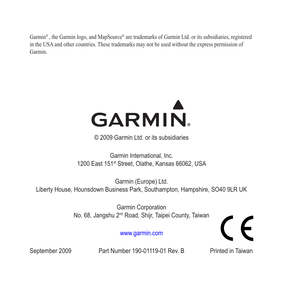 Garmin GPS 72H User Manual | Page 12 / 12