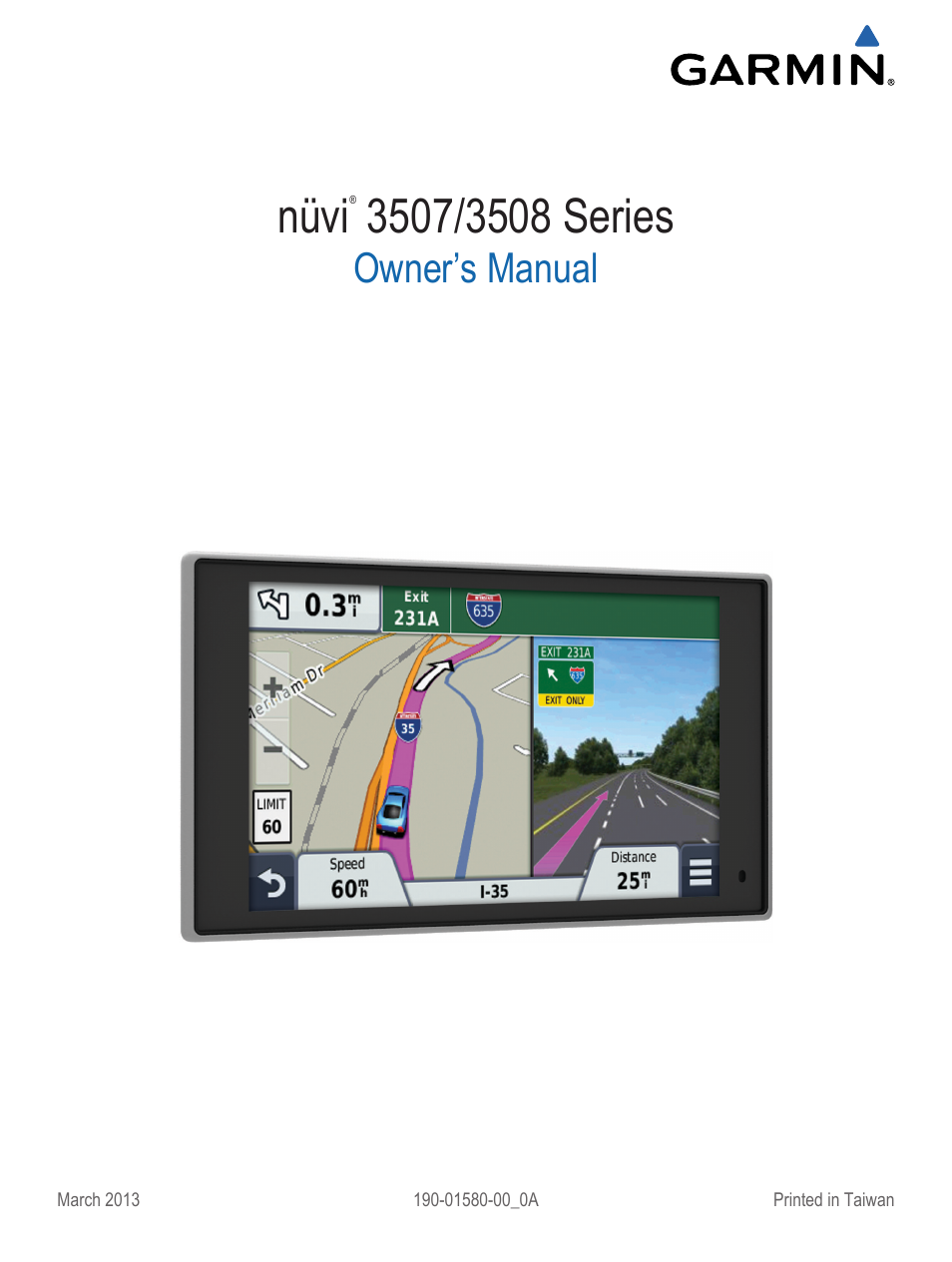 Garmin nuvi 3597LMTHD User Manual | 22 pages
