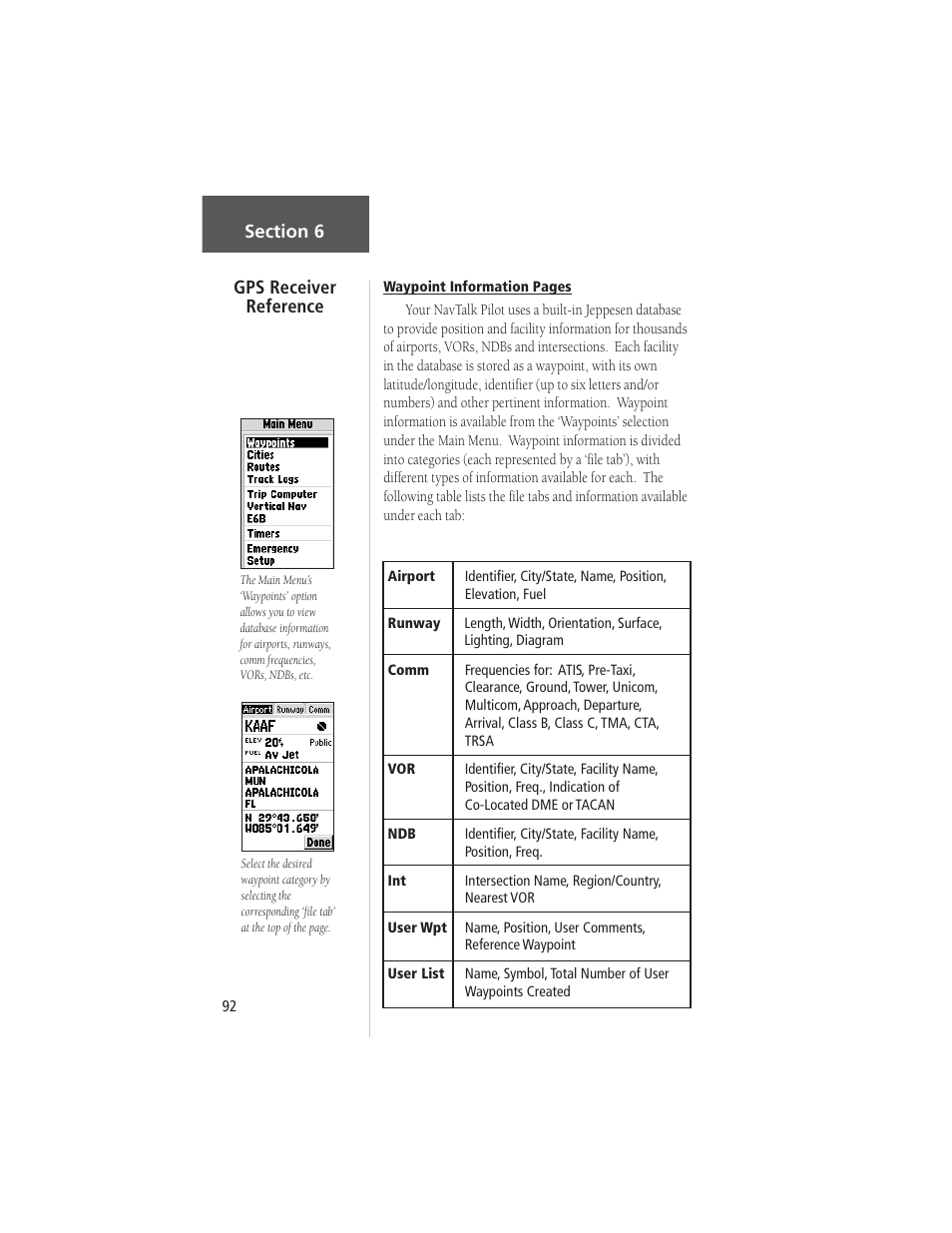 Garmin NavTalk Pilot User Manual | Page 106 / 176