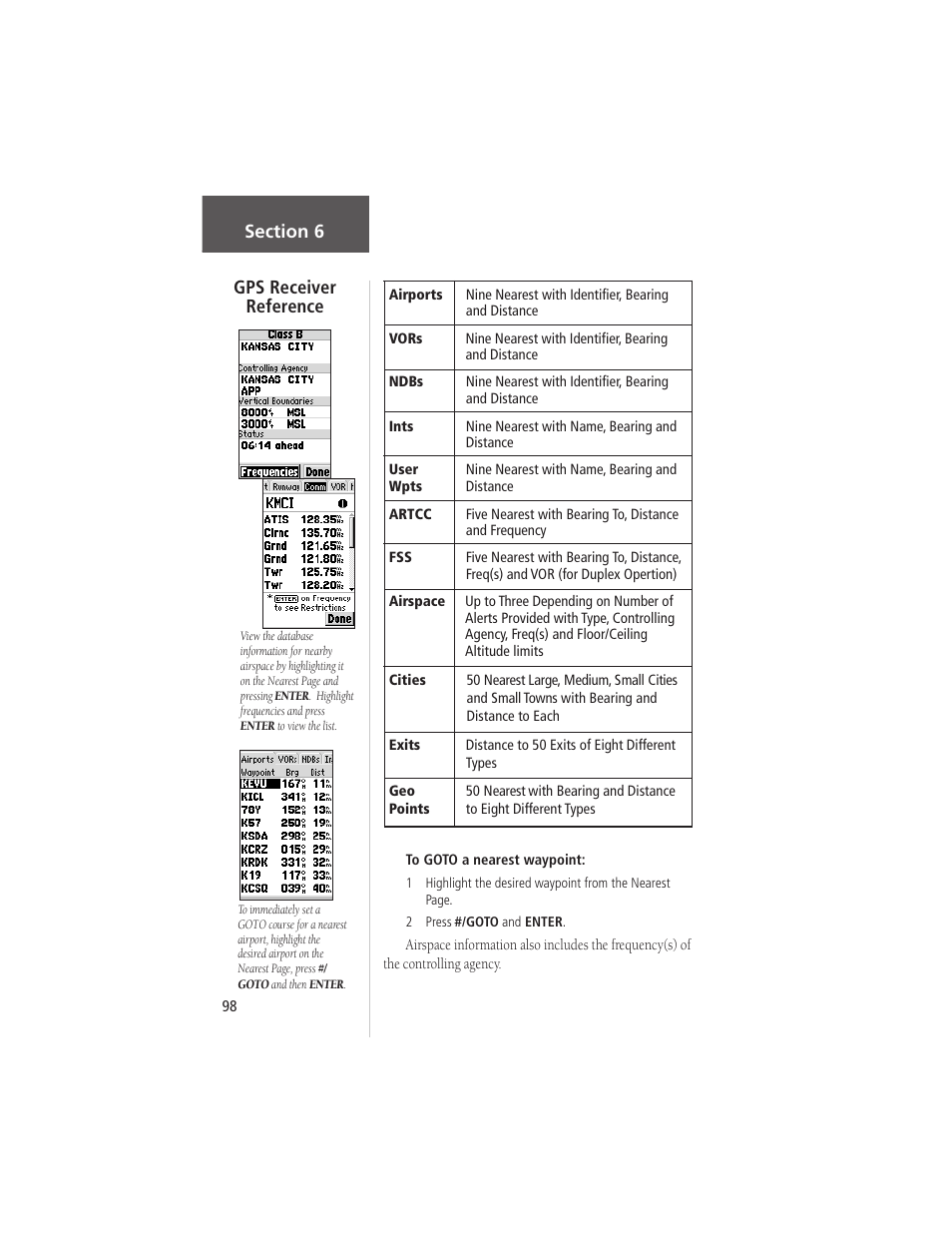 Garmin NavTalk Pilot User Manual | Page 112 / 176