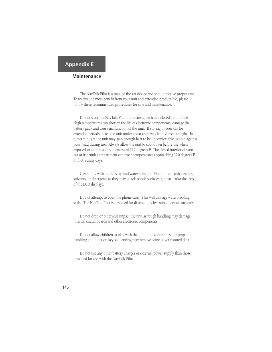 Garmin NavTalk Pilot User Manual | Page 160 / 176