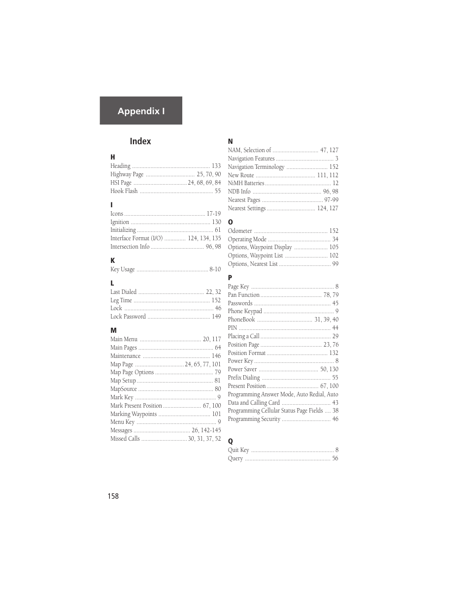 Garmin NavTalk Pilot User Manual | Page 172 / 176