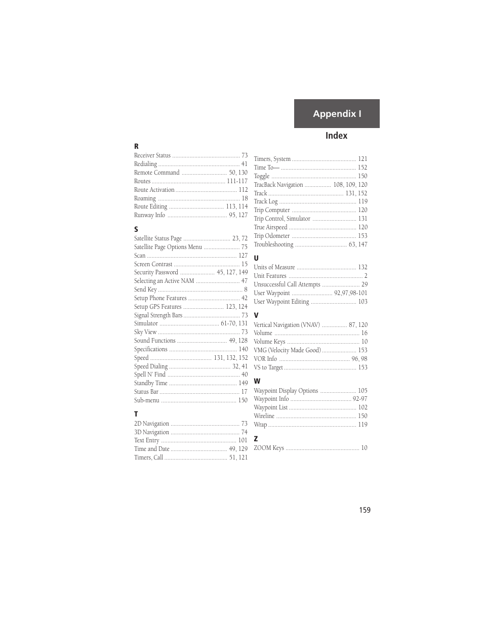 Garmin NavTalk Pilot User Manual | Page 173 / 176