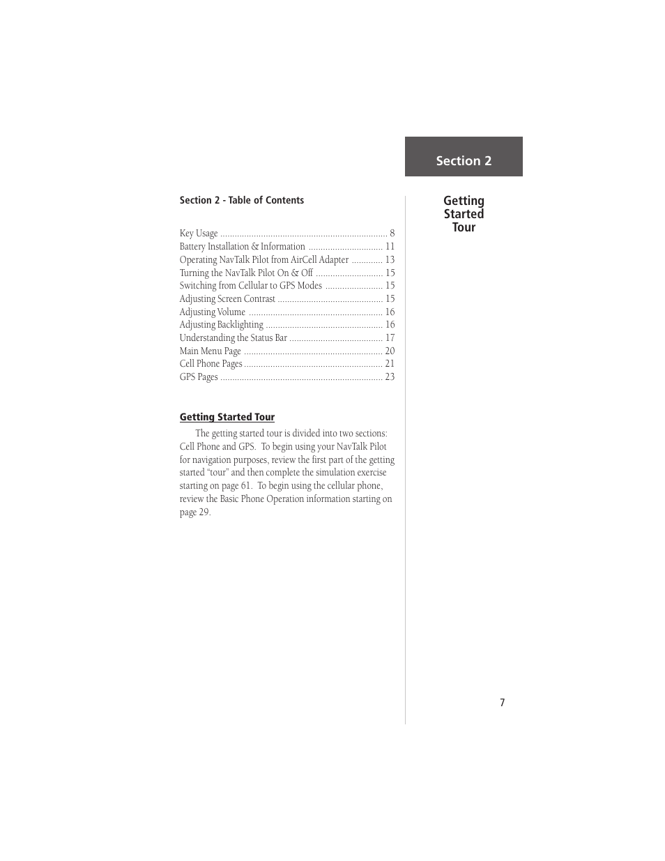 Garmin NavTalk Pilot User Manual | Page 21 / 176