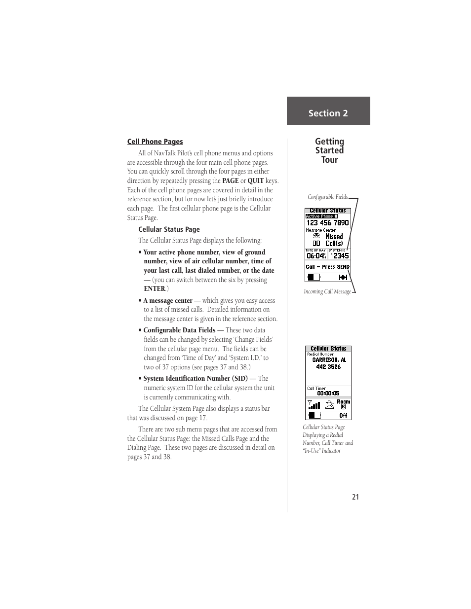 Garmin NavTalk Pilot User Manual | Page 35 / 176