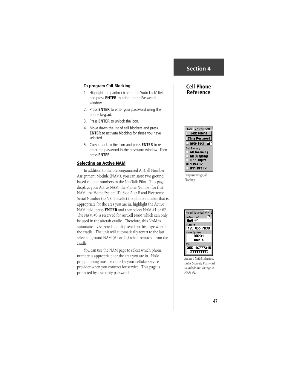 Garmin NavTalk Pilot User Manual | Page 61 / 176