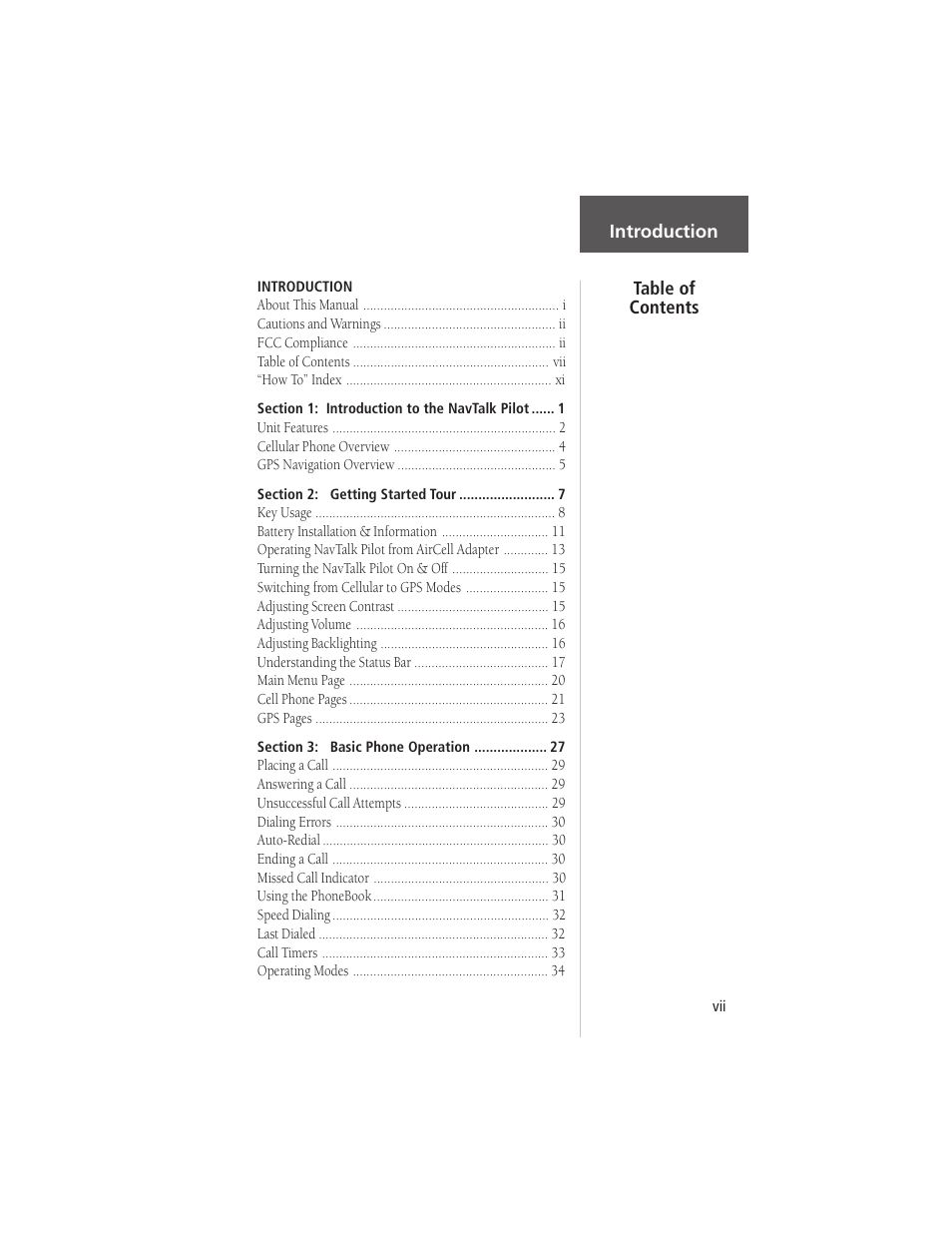 Garmin NavTalk Pilot User Manual | Page 9 / 176