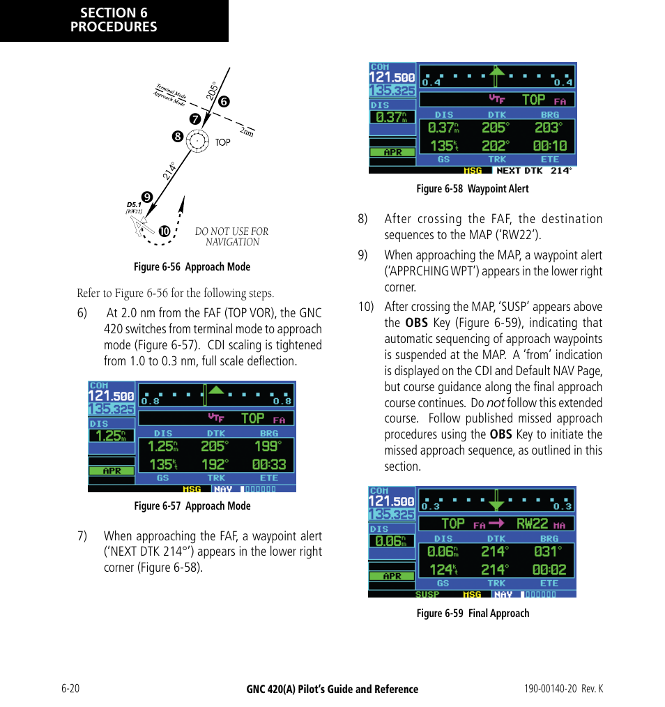 Garmin GNC 420 User Manual | Page 104 / 258