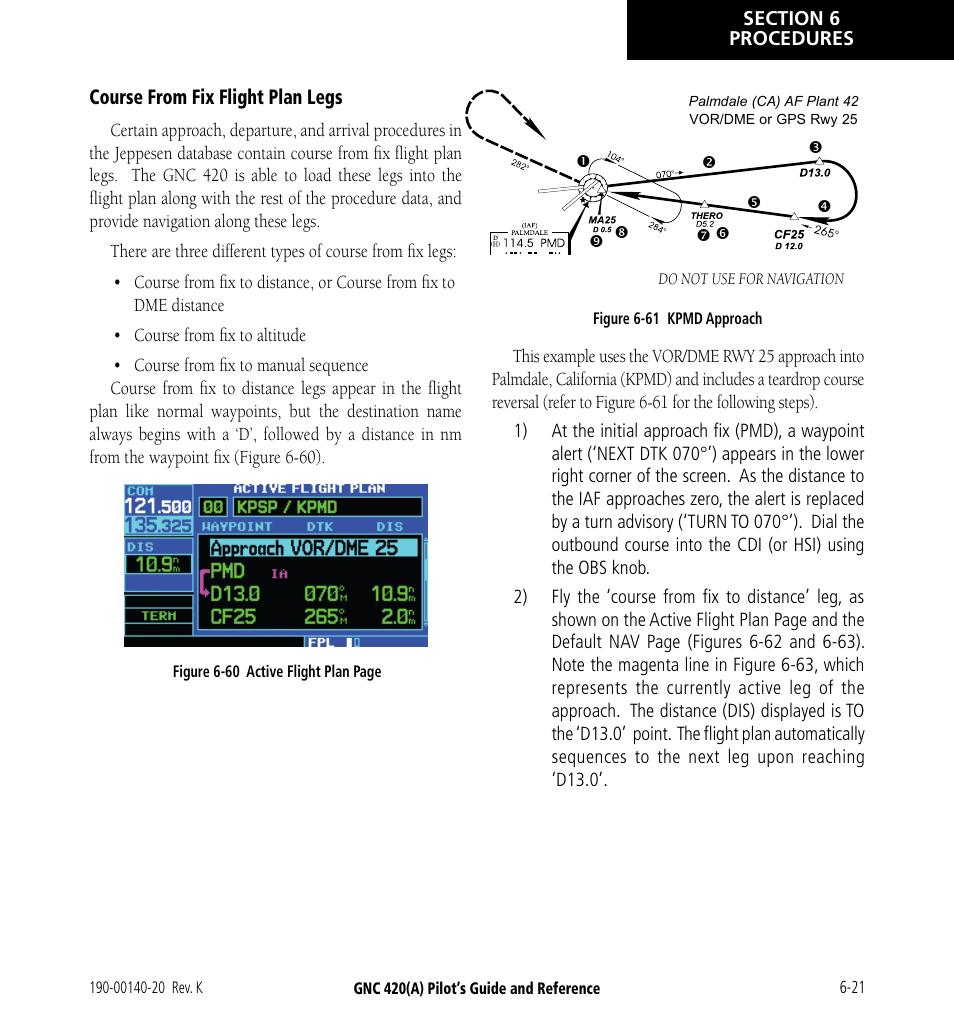 Garmin GNC 420 User Manual | Page 105 / 258