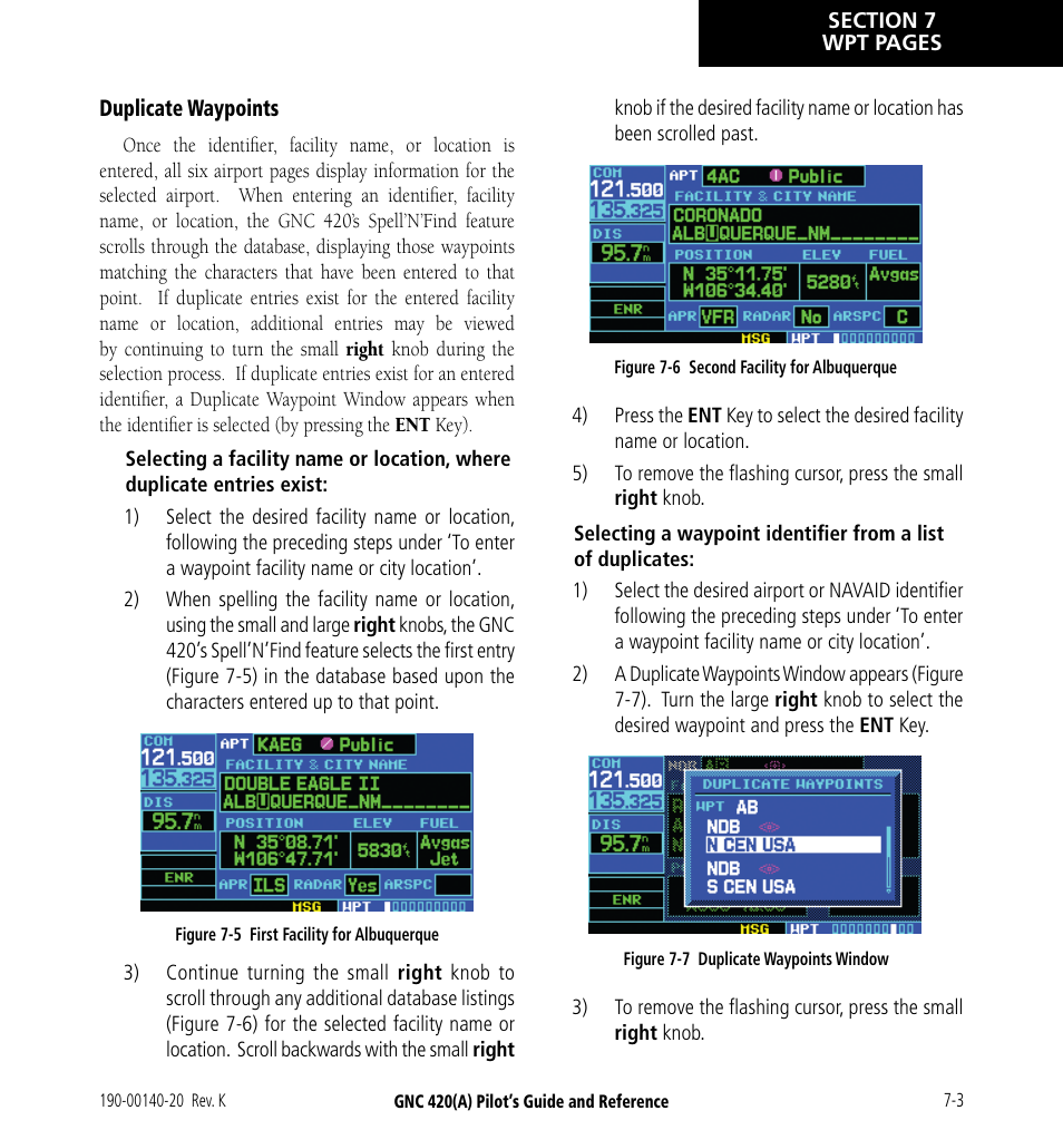 Garmin GNC 420 User Manual | Page 113 / 258