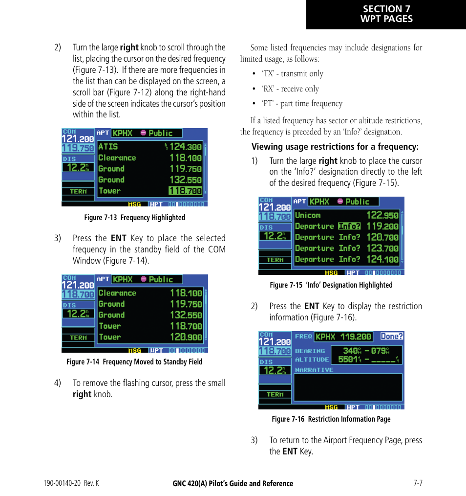 Garmin GNC 420 User Manual | Page 117 / 258