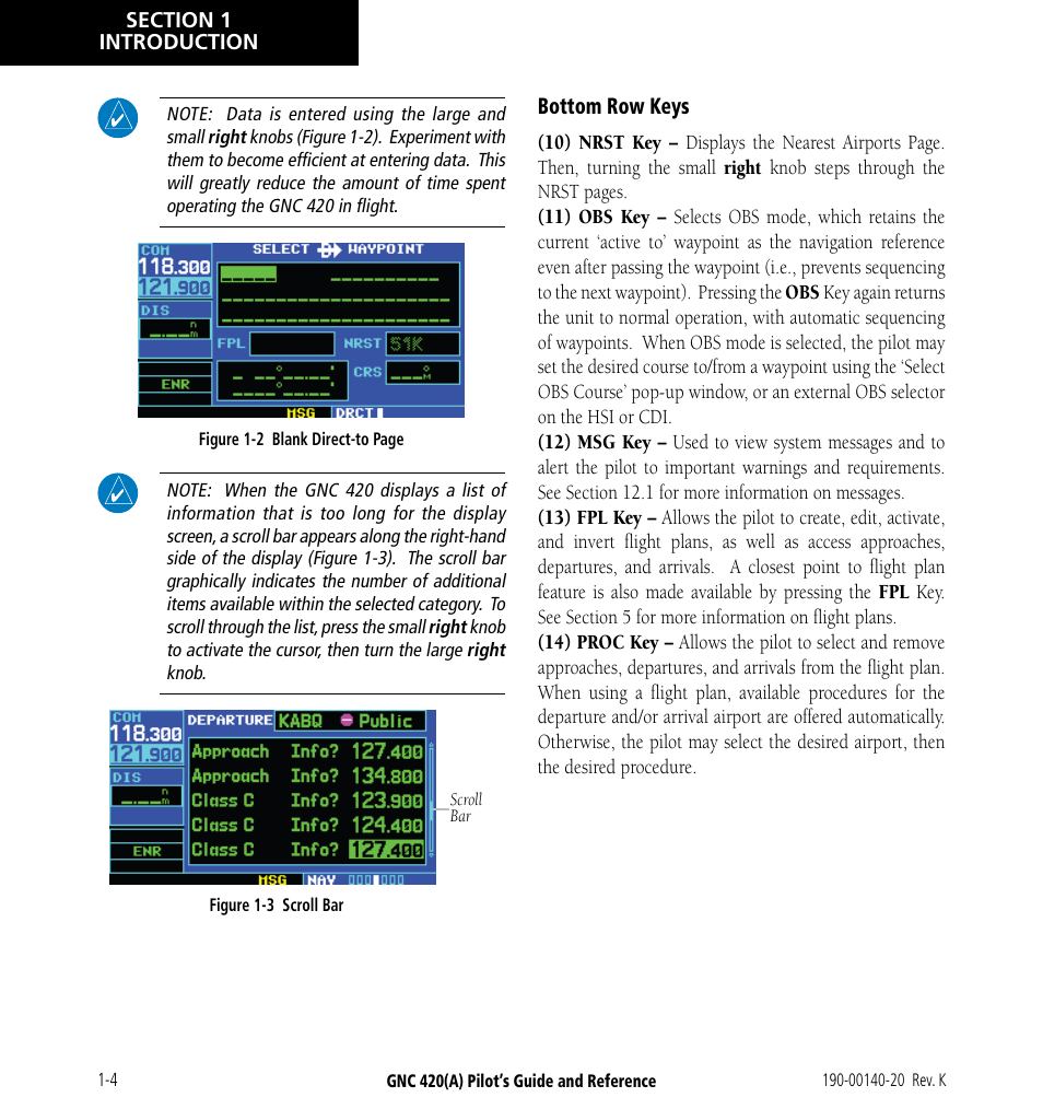 Garmin GNC 420 User Manual | Page 12 / 258