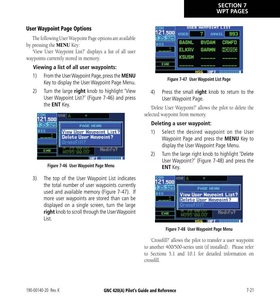 Garmin GNC 420 User Manual | Page 131 / 258