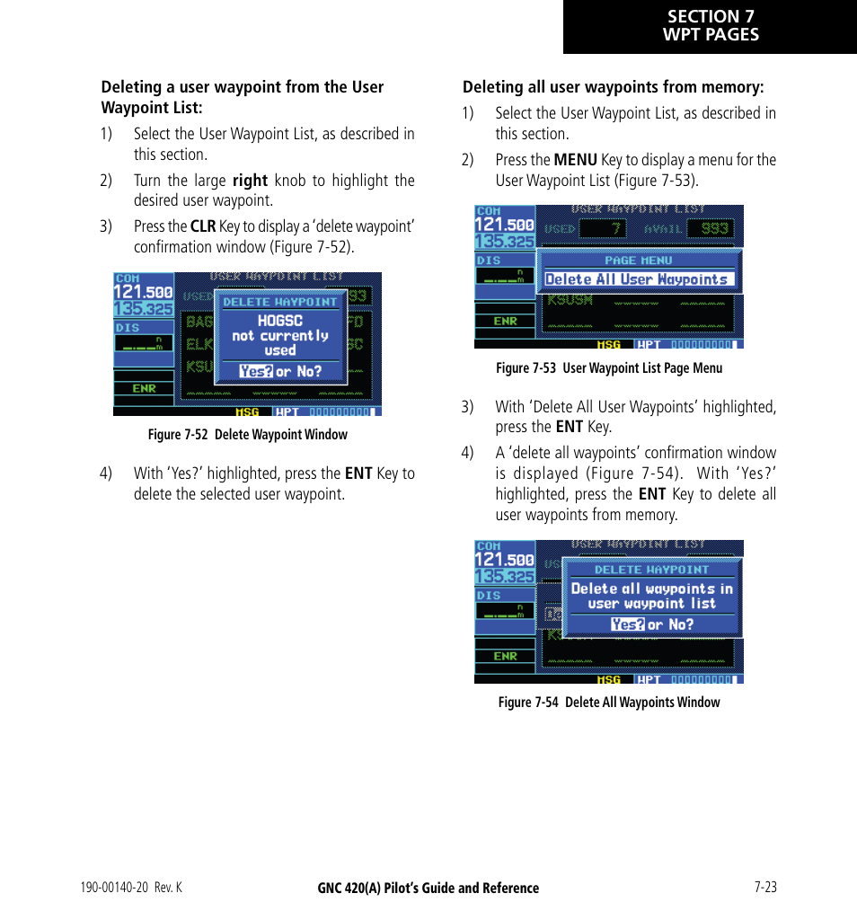 Garmin GNC 420 User Manual | Page 133 / 258