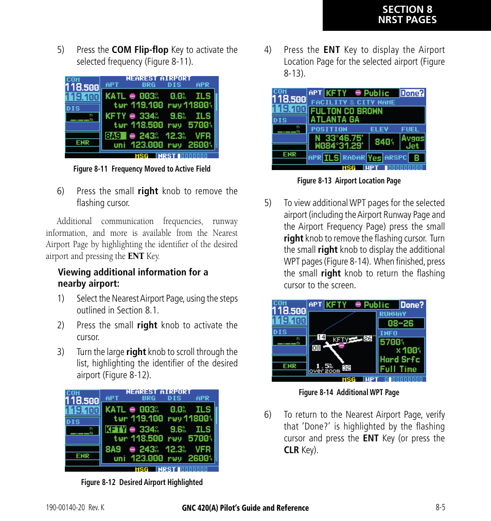 Garmin GNC 420 User Manual | Page 139 / 258