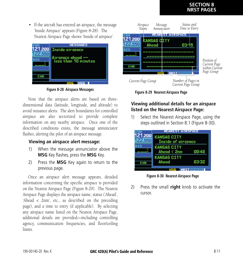 Garmin GNC 420 User Manual | Page 145 / 258