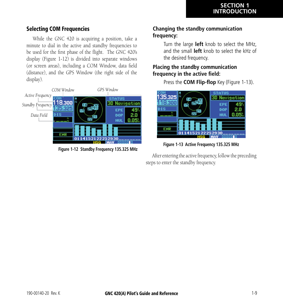 Garmin GNC 420 User Manual | Page 17 / 258