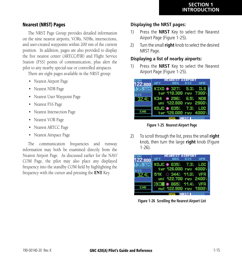 Garmin GNC 420 User Manual | Page 23 / 258