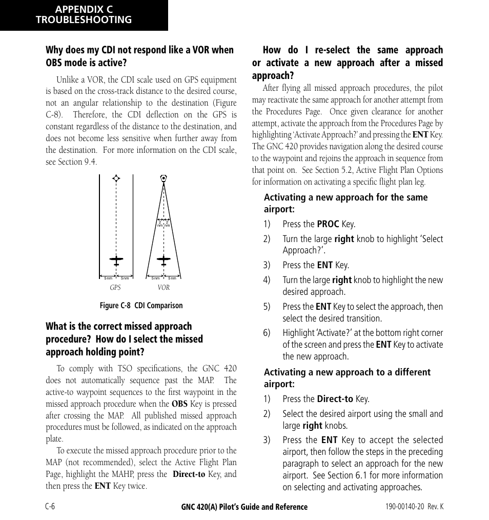 Garmin GNC 420 User Manual | Page 250 / 258