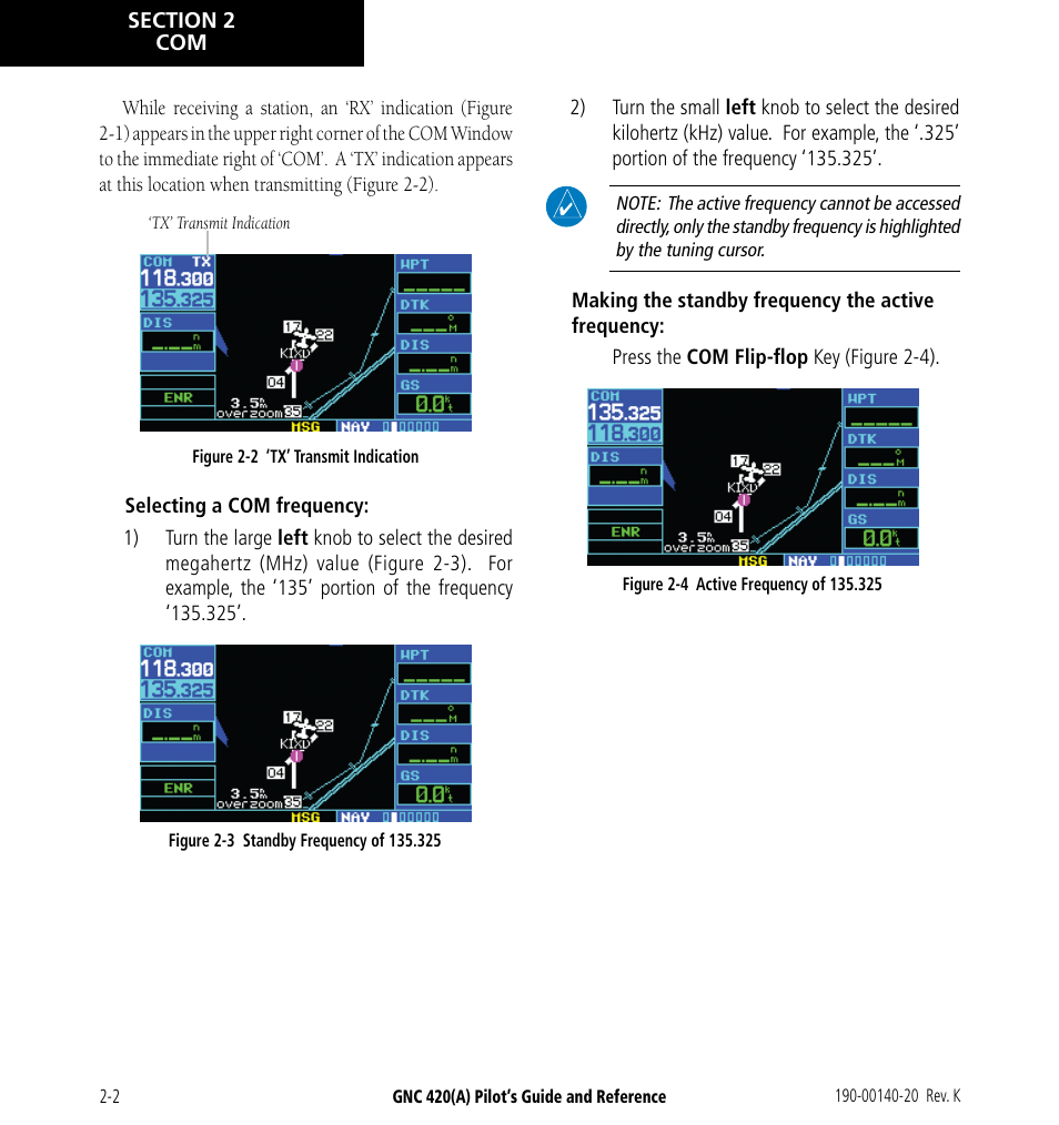 Garmin GNC 420 User Manual | Page 30 / 258